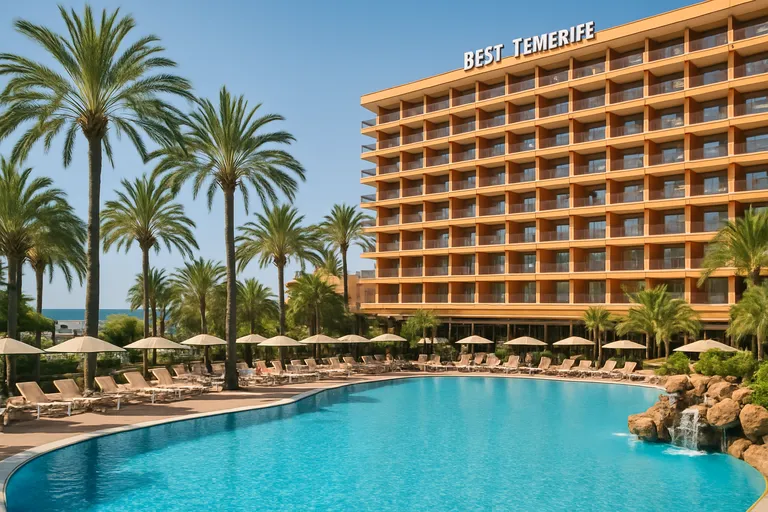 Best tenerife beleven: centraal hotelcomfort in playa de las américas met strand, uitgaan en dagtrips