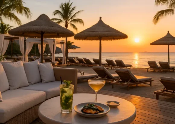 Cocktails, cabana’s en sunset vibes: luxe loungen bij de mooiste strandclubs op ibiza