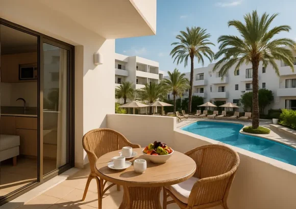 De perfecte mix op ibiza: de vrijheid van een aparthotel met het gemak van hotelservice