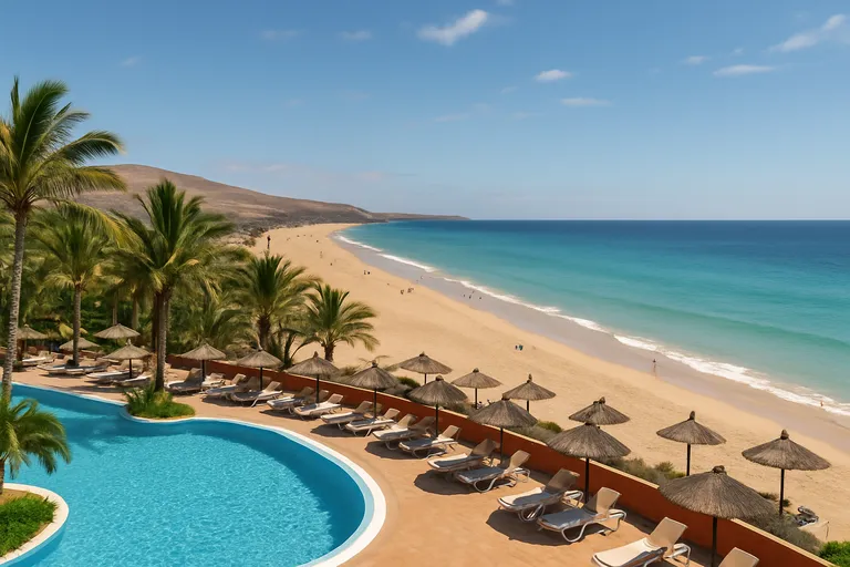 Droom weg aan het gouden strand van jandía: all inclusive genieten in het princess resort op fuerteventura
