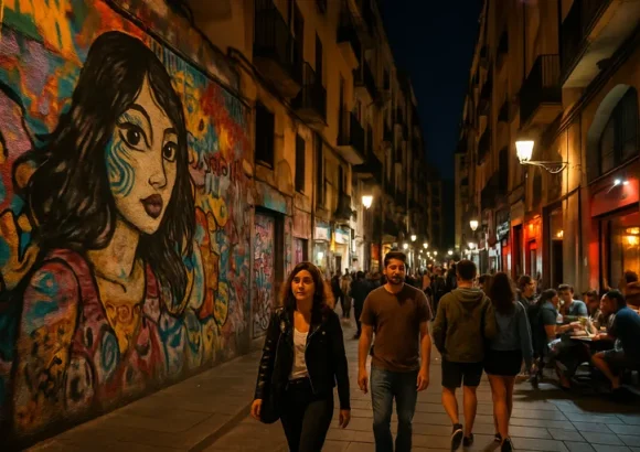 El raval in barcelona: veilig genieten tussen straatkunst en nachtleven