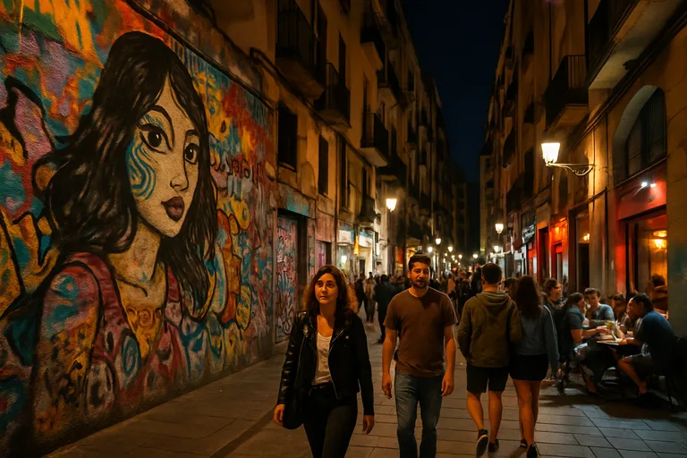 El raval in barcelona: veilig genieten tussen straatkunst en nachtleven