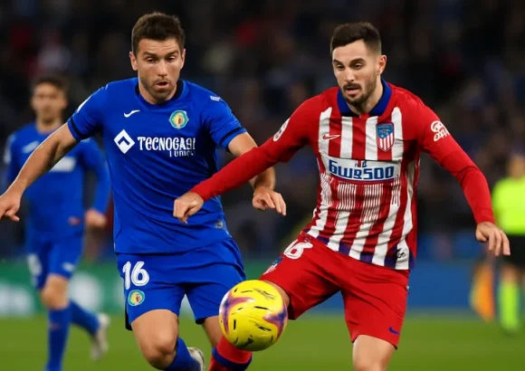 Getafe tegen Atlético madrid: actuele stand en hoogtepunten