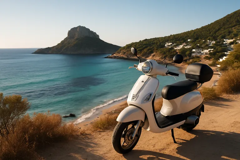 Ibiza in jouw tempo: ontdek het eiland zorgeloos met een huurscooter