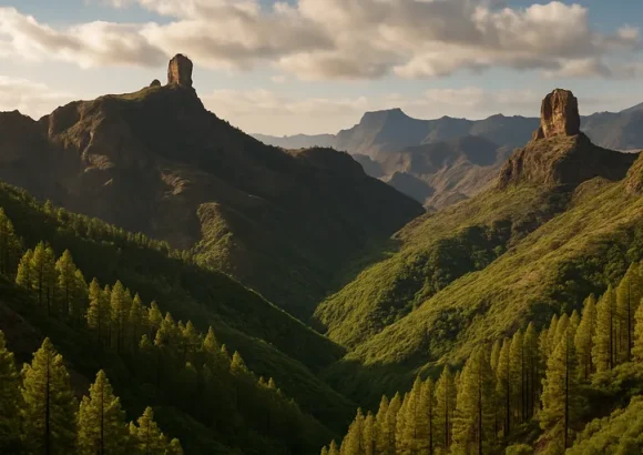 Ontdek de ruige bergwereld van Gran canaria: vulkanische pieken en groene ravijnen