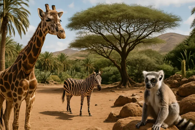 Ontdek Oasis wildlife: de dierentuin op fuerteventura waar woestijn en wildlife samenkomen