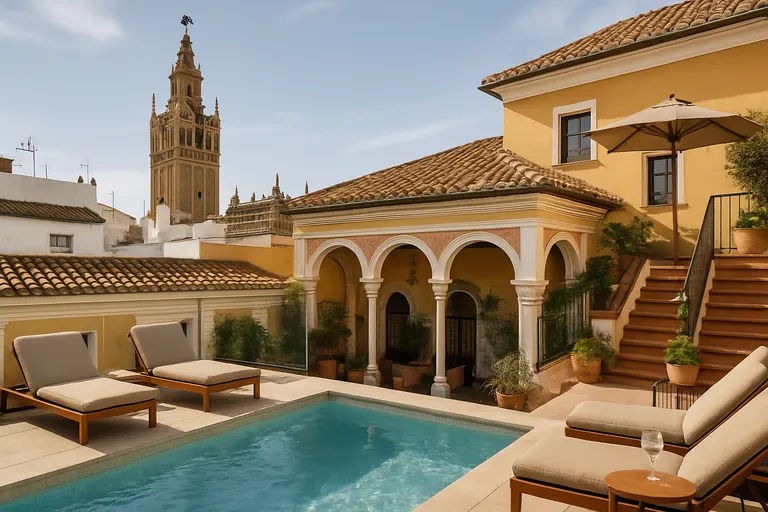 Overnachten in sevilla: stijlvolle hotels met andalusische allure, patios en dakterrassen