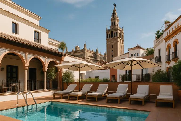 Overnachten in sevilla: stijlvolle hotels met andalusische allure, patios en dakterrassen