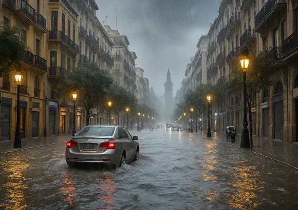 Valencia blijft bruisen onder hevig noodweer en extreme regen