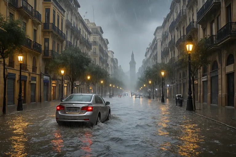 Valencia blijft bruisen onder hevig noodweer en extreme regen