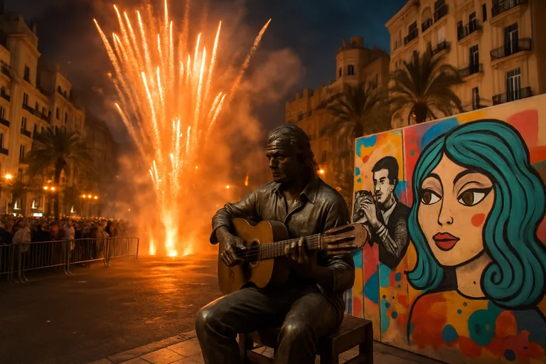 Valencia bruist: vuur, muziek en straatkunst voor het ultieme festivalgevoel