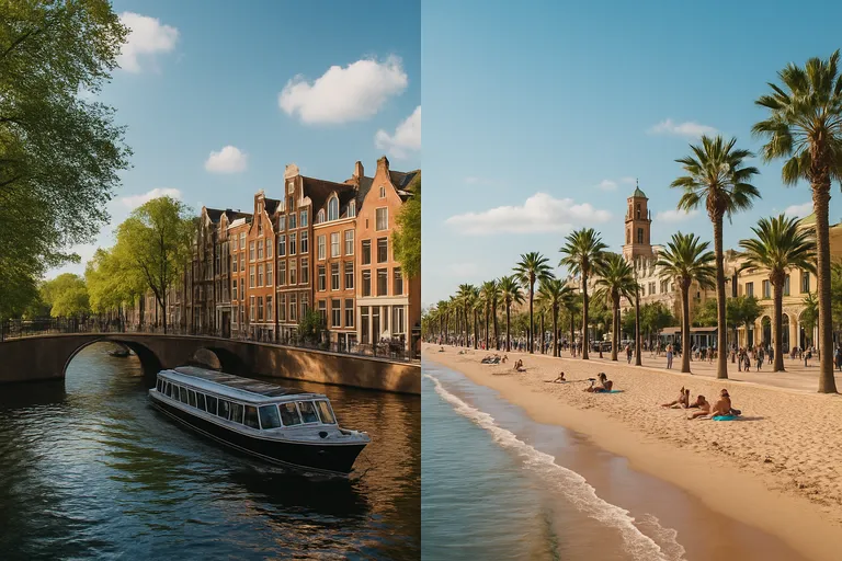Van Amsterdam naar Valencia: waar grachten overgaan in mediterrane charme aan boulevard en strand