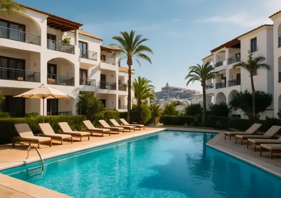 Vind jouw ideale ibiza-appartement met zwembad voor een zorgeloze vakantie