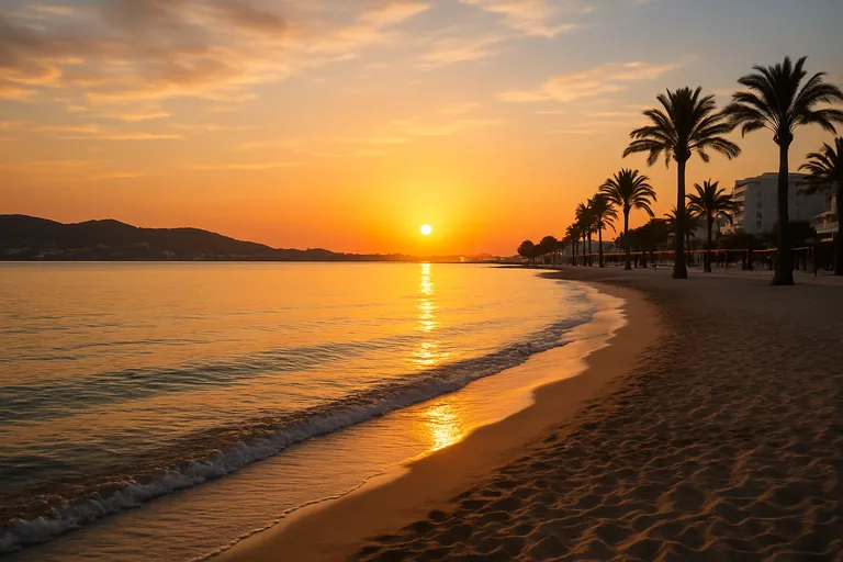 Zonsondergang en zeezicht: Es pouet, de relaxte strandparel van Sant antoni op Ibiza